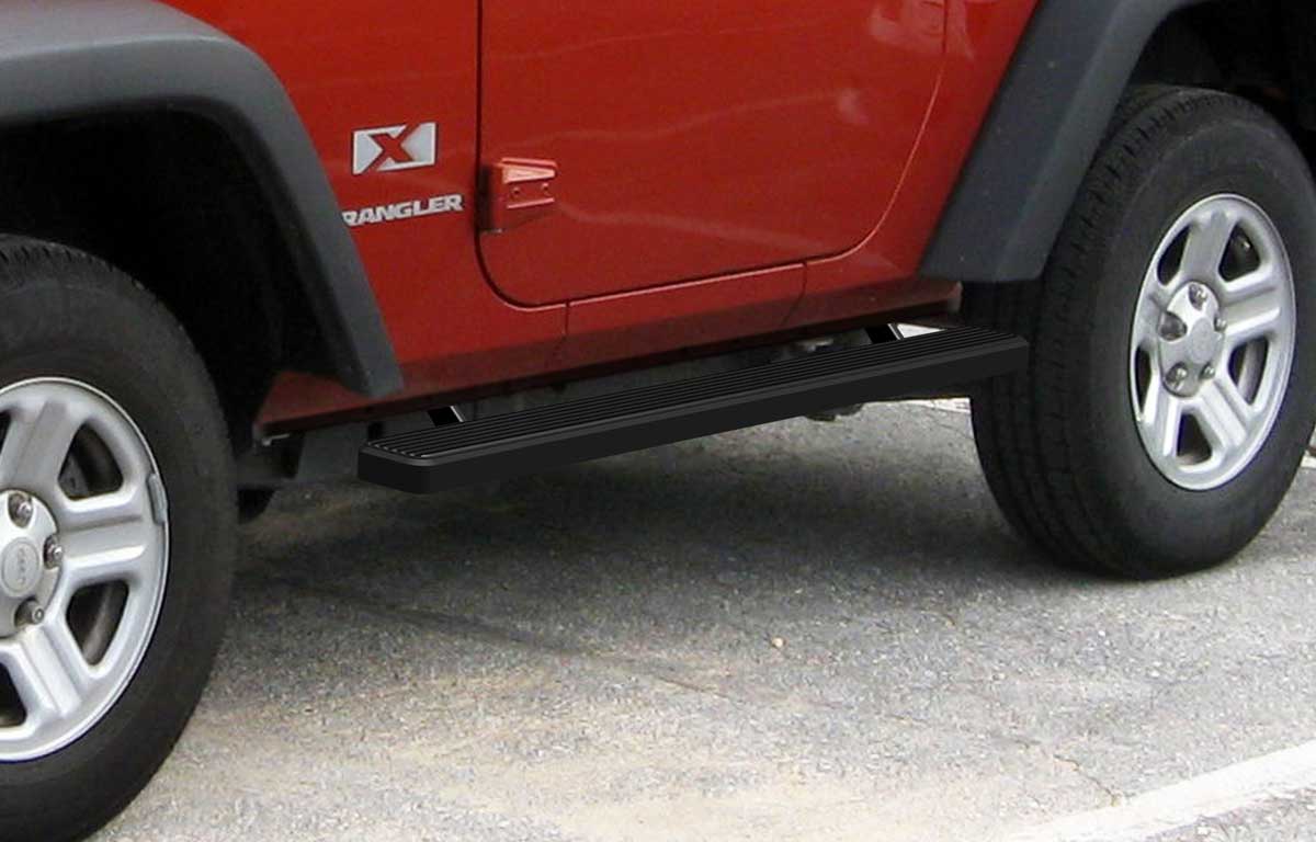 iBoard Running Boards Jeep Wrangler 2Dr 20072015 iBoard